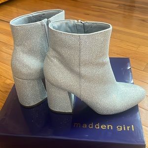 Madden Girl Silver fashion bootie